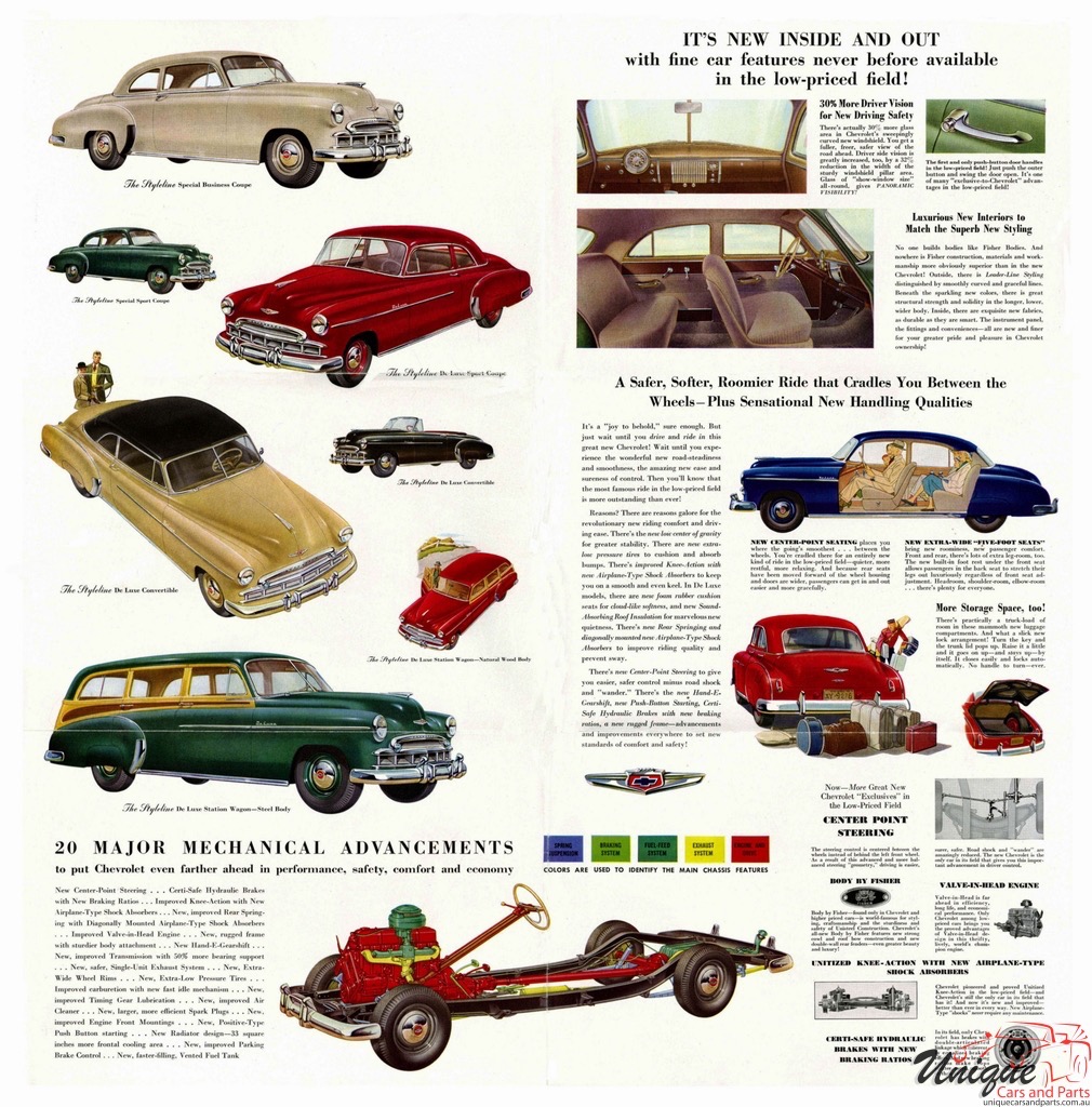 1949 Chevrolet Foldout Page 2